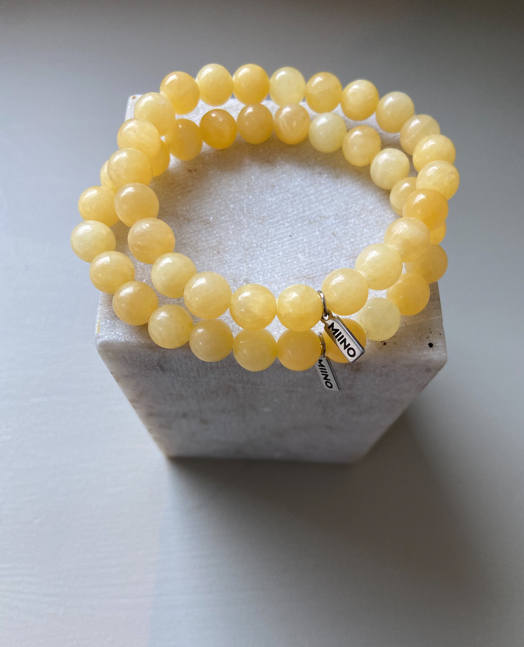 Armband Gul – Kalcit