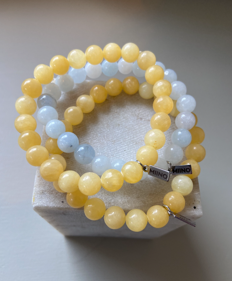 Armband Gul – Kalcit